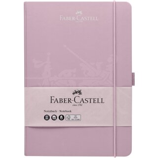 FABER-CASTELL Notizbuch DIN A5 kariert rose 194 Seiten
