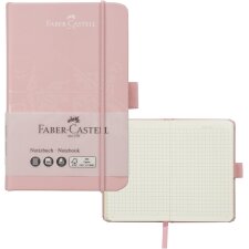 FABER-CASTELL Notizbuch DIN A6 kariert rose 194 Seiten