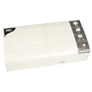 PAPSTAR Lunch-Servietten 330 x 330 mm 2-lagig weiß 250 Stück