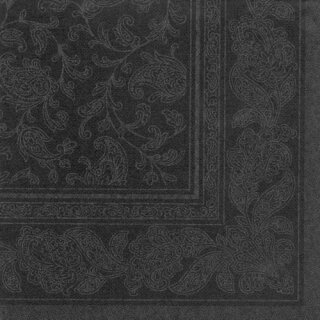 PAPSTAR Servietten "ROYAL Collection Ornaments" schwarz 50 Stück