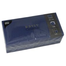 PAPSTAR Cocktail-Servietten 240 x 240 mm 3-lagig blau 150...