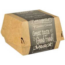 PAPSTAR Burgerbox "pure" Maße: 115 x 110...