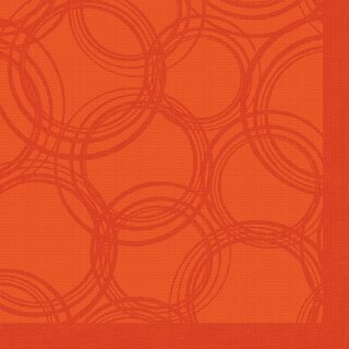 PAPSTAR Motiv-Servietten "ROYAL Collection Bubbles" orange 50 Stück