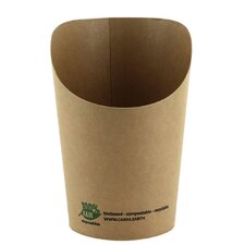 PAPSTAR Wrap-Cup "pure" rund 230 ml braun 50...