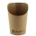 PAPSTAR Wrap-Cup "pure" rund 230 ml braun 50 Stück