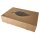 PAPSTAR Cateringbox "pure" 357 x 247 x 80 mm braun 10 Stück