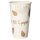 PAPSTAR Papp-Trinkbecher "pure" ZERO 0,4 l beige/braun 50 Stück