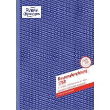 AVERY Zweckform Formularbuch "Kassenabrechnung"...