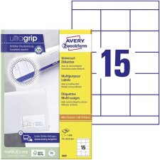 AVERY Zweckform Universal-Etiketten 70 x 50,8 mm...