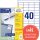 AVERY Zweckform Universal-Etiketten 48,5 x 25,4 mm weiß 8.800 Etiketten