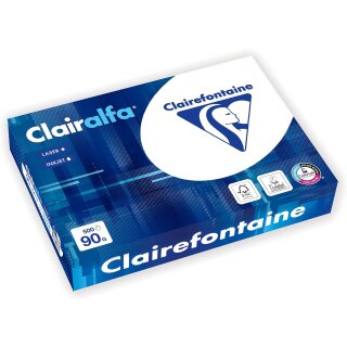 Clairefontaine Multifunktionspapier DIN A4 extra weiß 90 g/qm 500 Blatt