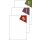 sigel Weihnachts-Motiv-Papier-Set "Cut-out style" A4 25 Blatt