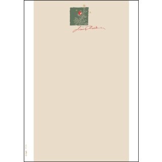 sigel Weihnachts-Motiv-Papier "Christmas with apples" A4 100 Blatt