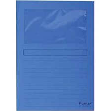 EXACOMPTA Sichtmappe FOREVER DIN A4 130 g/qm dunkelblau...