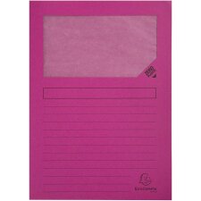 EXACOMPTA Sichtmappe FOREVER DIN A4 130 g/qm fuchsia 100...