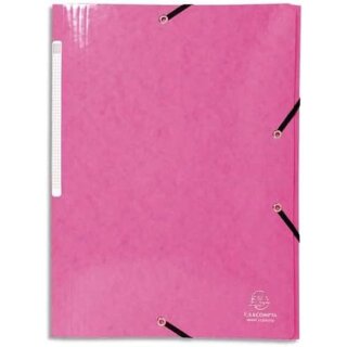 EXACOMPTA Eckspannermappe Iderama A4 Karton rosa