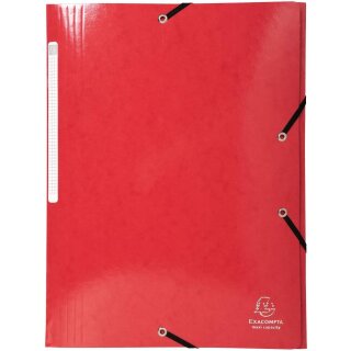 EXACOMPTA Eckspannermappe Iderama A4 Karton rot