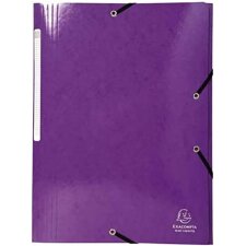 EXACOMPTA Eckspannermappe Iderama A4 Karton violett