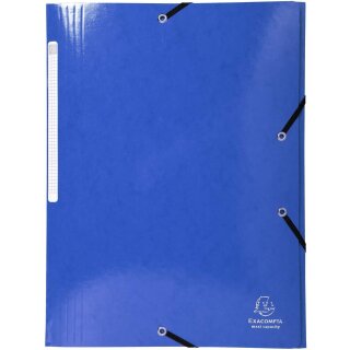 EXACOMPTA Eckspannermappe Iderama A4 Karton dunkelblau