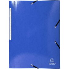 EXACOMPTA Eckspannermappe Iderama A4 Karton dunkelblau