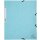 EXACOMPTA Eckspannermappe Aquarel A4 Karton pastellblau