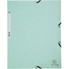 EXACOMPTA Eckspannermappe Aquarel A4 Karton pastellgrün