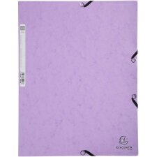 EXACOMPTA Eckspannermappe Aquarel A4 Karton malve