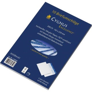 MAILmedia Briefumschlag CYGNUS EXCELLENCE DIN C5 10 Briefumschläge