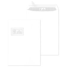 MAILmedia Versandtasche DIN C4 mit Fenster weiß 250...