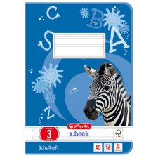 herlitz Schulheft x.book DIN A5 Lineatur 3 / liniert 16...