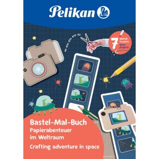 Pelikan Bastel- und Ausmalbuch "Weltraum" DIN A4