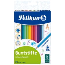 Pelikan Buntstifte Standard sechseckig 36er Kartonetui