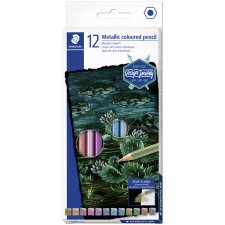 STAEDTLER Buntstift Metallic 12er Kartonetui