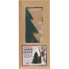 folia Wabendekor CLASSIC XMAS TREE Größe: L