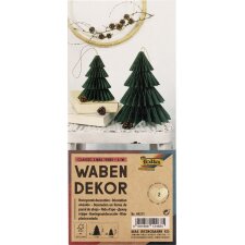 folia Wabendekor CLASSIC XMAS TREES 2er Set...