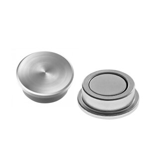 magnetoplan Discofix Neodym-Magnete "forte" silber 25 mm 10 Magnete