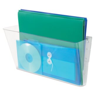 deflecto Wandprospekthalter "DocuPocket" DIN A4 quer glasklar