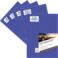 AVERY Zweckform Formularbuch "Fahrtenbuch" A5...