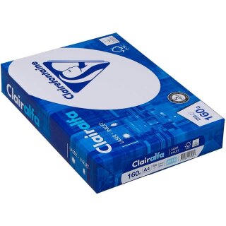 Clairefontaine Multifunktionspapier DIN A4 extra weiß 160 g/qm 250 Blatt