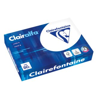 Clairefontaine Multifunktionspapier DIN A4 extra weiß 80 g/qm 500 Blatt