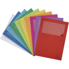 EXACOMPTA Sichtmappe FOREVER DIN A4 130 g/qm sortiert 100...