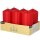 STARPAK Stumpenkerze Durchmesser: 60 mm rot 6 Stück