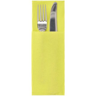 PAPSTAR Servietten-Tasche "DAILY Collection" limonengrün 50 Stück