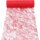 PAPSTAR Tischläufer/Dekoband "Sizoflor" rot (B)300 mm x (L)25 m