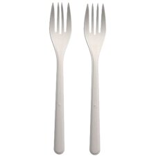 PAPSTAR Mehrweg-Gabeln Länge: 185 mm weiß 50...