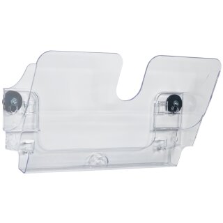 DURABLE Wand-Prospekthalter "FLEXIPLUS" magnetisch A4 quer transparent