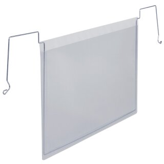 DURABLE Drahtbügeltasche A5 quer aus PP transparent 50 Stück