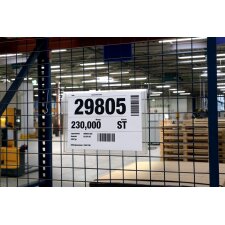 DURABLE Drahtbügeltasche mit Klappe A5 quer aus PP...