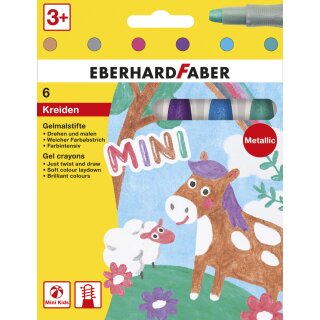 EBERHARD FABER Gelmalstifte Metallic 6er Kartonetui