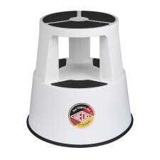 WEDO Rollhocker SuperStep aus Kunststoff weiß / RAL...